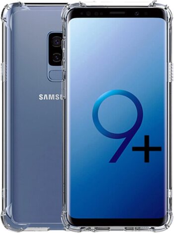 For Samsung Galaxy S9 Plus S9+ Clear TPU Four Corners Protective Cover