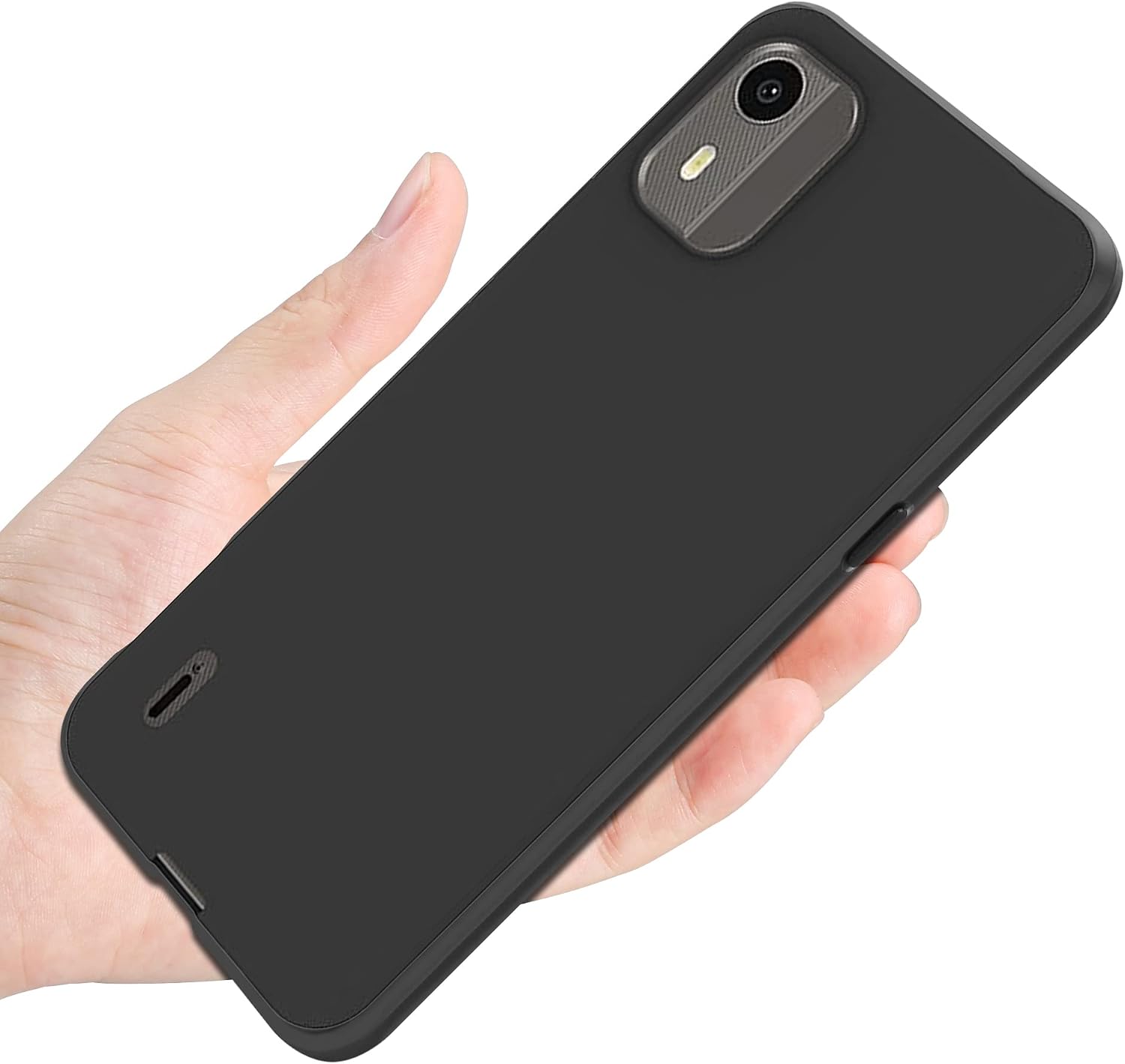 Nokia C12 Ultra Thin Shockproof Soft TPU Protective Case + 3 x Screen Protector - Image 6