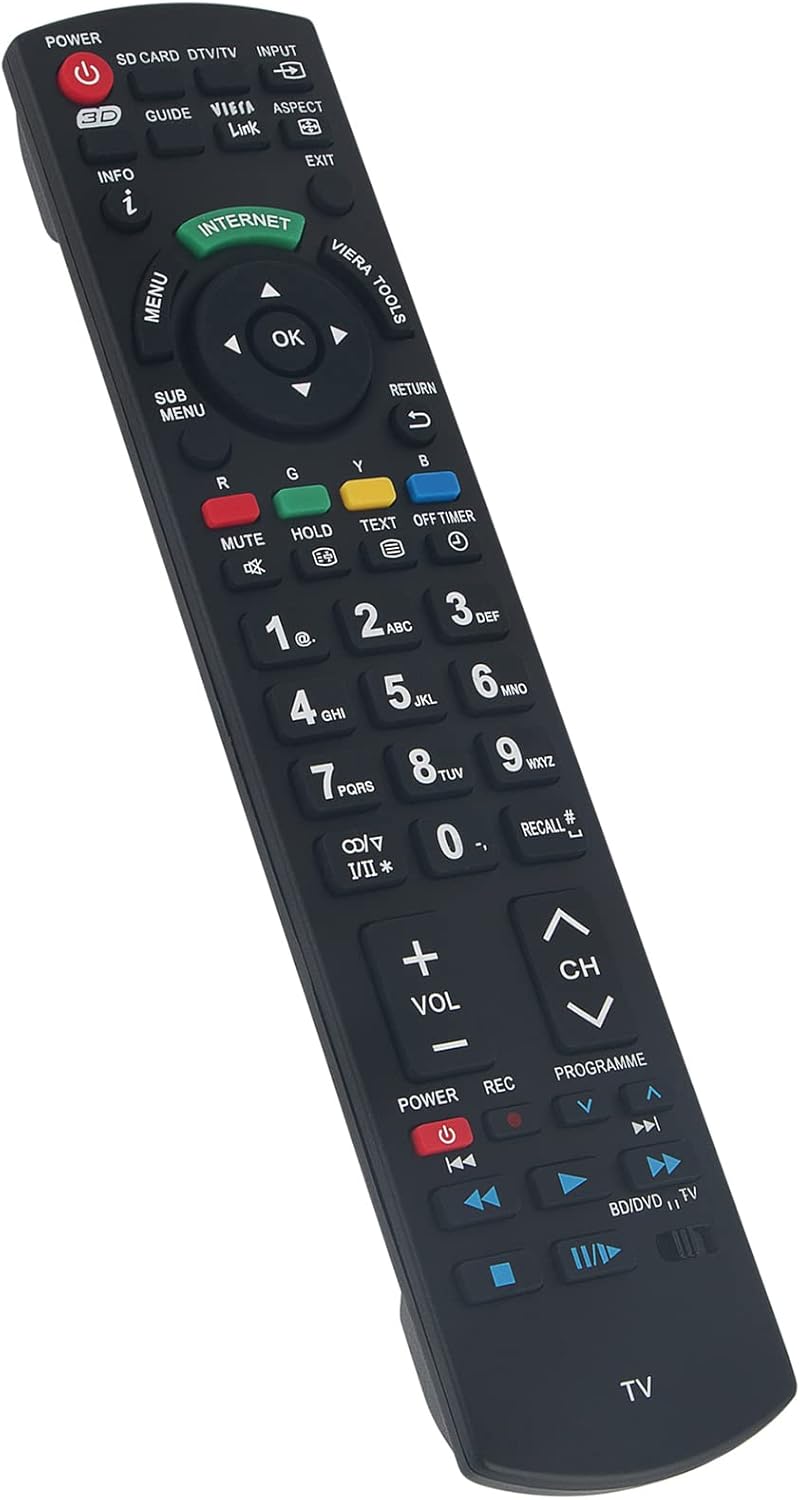 Replacement Remote fit for Panasonic LCD TV TH-P50ST30A TH-P50UT30A - Image 2