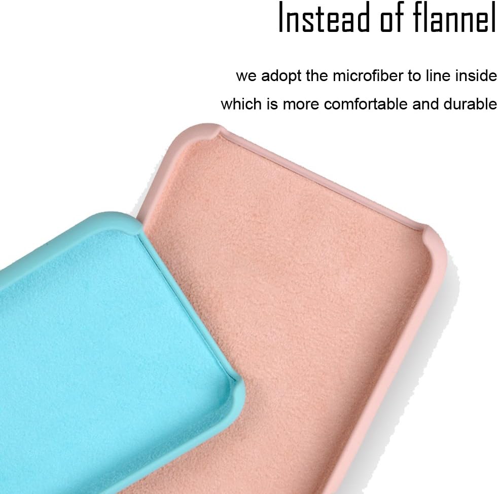 Liquid Silicone Gel Rubber Case for Apple iPhone 8 (2017)/iPhone 7 (2016),Peach - Image 5