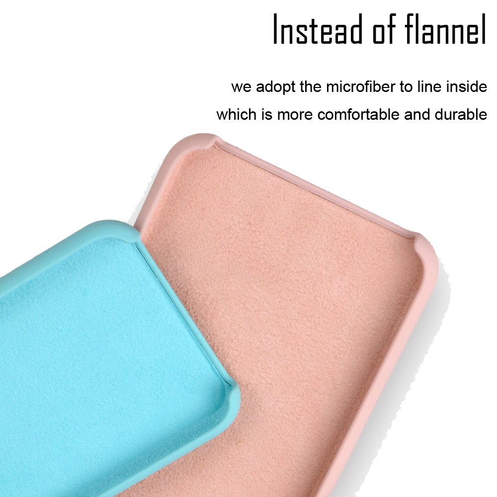For iPhone X Silicone Soft Silicone Protective Shockproof 5.8 inch Case,Rose Red - Image 5