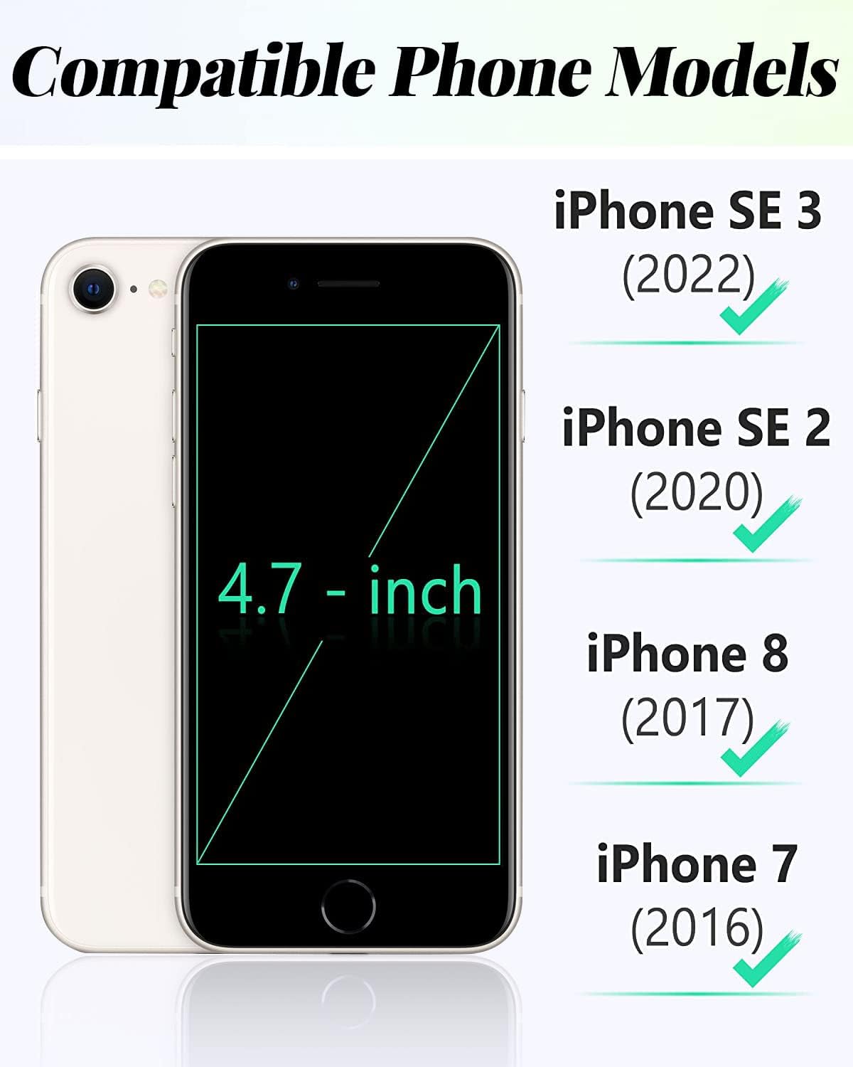 iPhone SE 2022 5G/iPhone 7/8/SE 2020, Premium PU Leather Magnetic Closure Case - Image 5