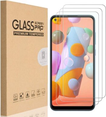For Samsung Galaxy A11 Screen Protector [3 Pack] , 9H Hardness Premium Tempered