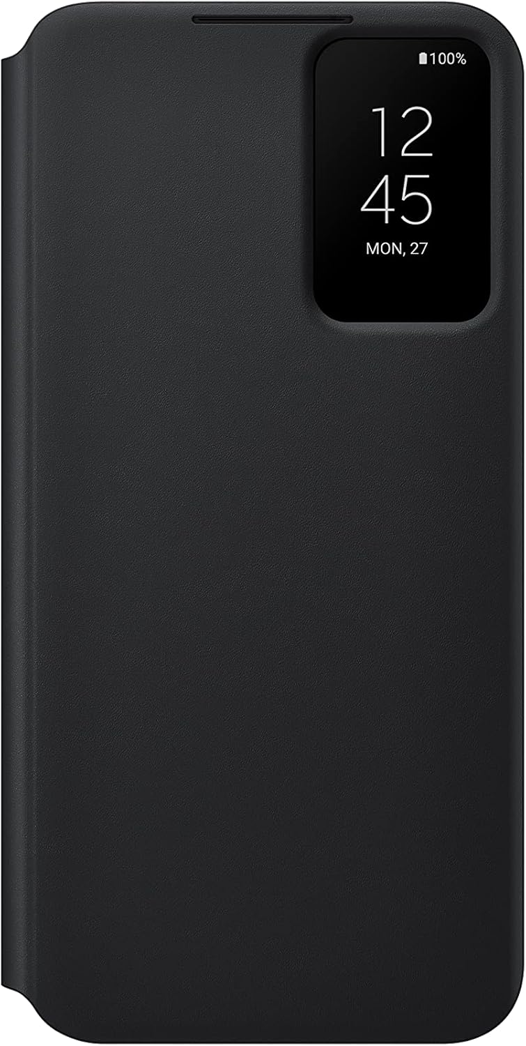 SAMSUNG Galaxy S22+ S-View Flip Cover, Protective Phone Case, Black - Image 2