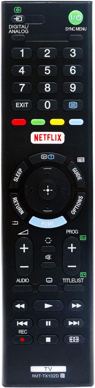 New RMT-TX102D RMTTX102D Replacement Remote Control Suit for Sony Bravia LCD TV
