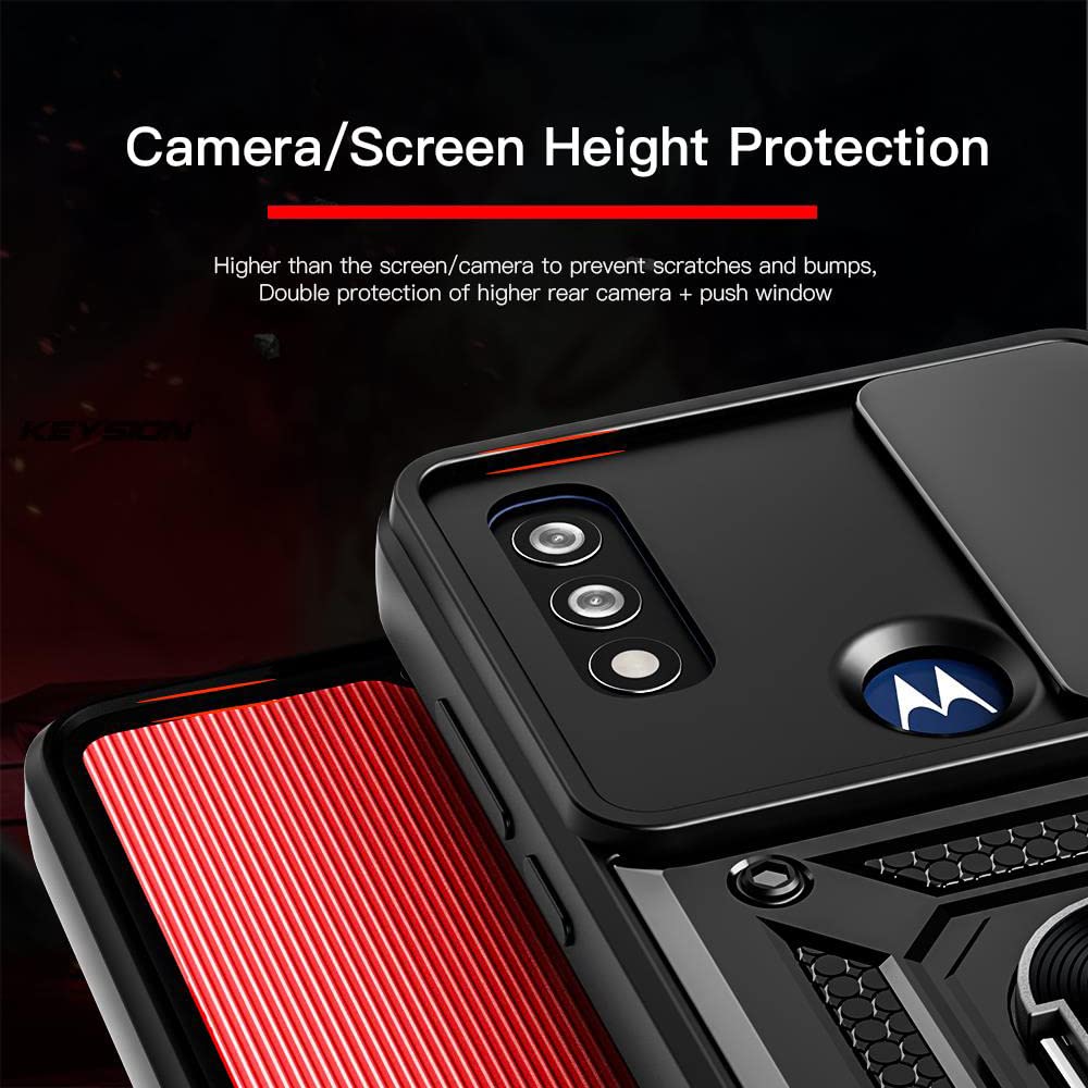 Samsung Galaxy S23 FE, Military Grade Protection Hybrid Clear (Red) - Image 5