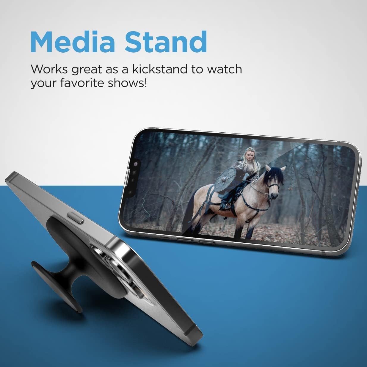 iPhone 15 Pro Max /14/13/12 Cases and Accessories (2-in-1 Holder + Kickstand) - Image 3