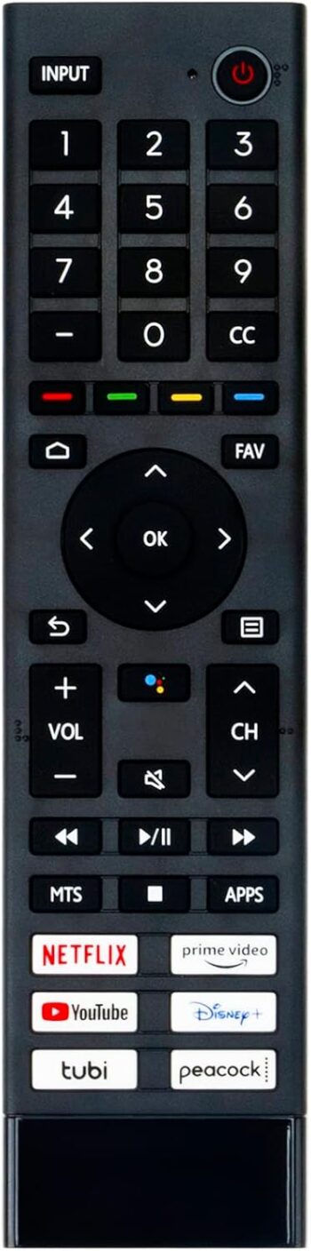 ERF3J80H Replacement Voice Remote fit for Hisense 4K UHD Android Smart TV U6G