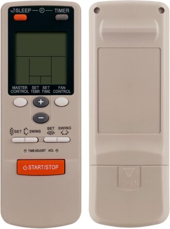 AR-JW2 Replacement Remote Control Compatible with Fujitsu Air Conditioner AC A/C
