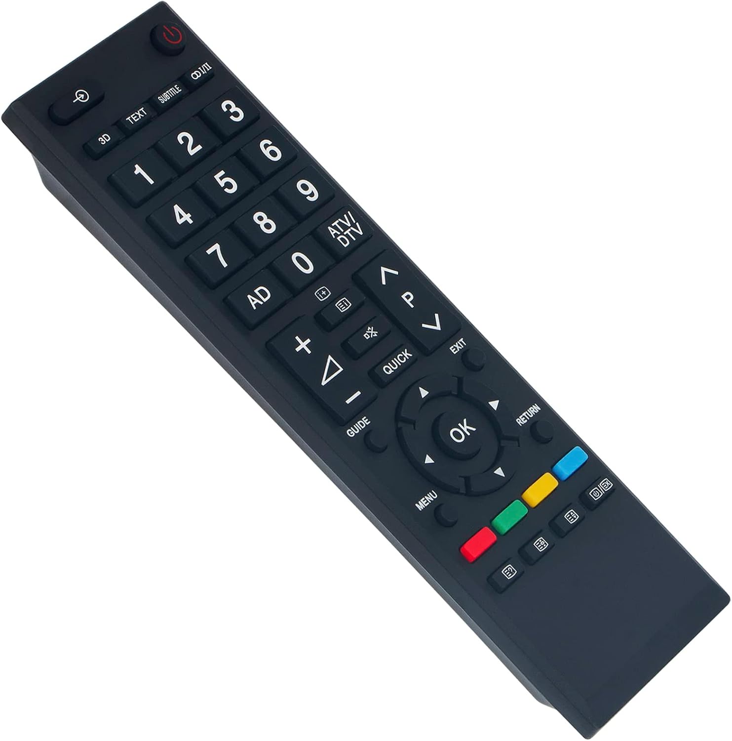 CT90437 Replacement IR Remote Control for Toshiba TV 40L5333 50L533 - Image 2