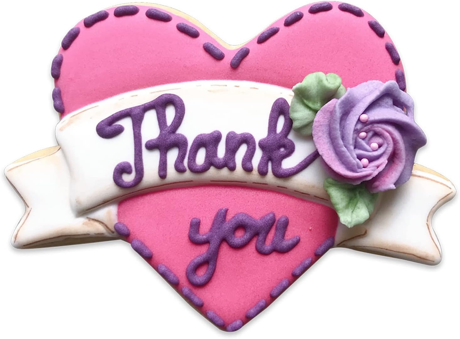 Wedding Heart with Ribbon Cookie Cutter Fondant Biscuit Cutter for Birthday - Image 2