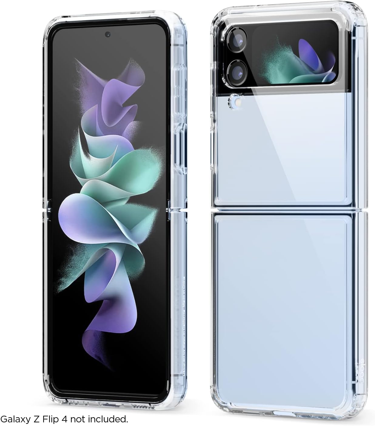 Hybrid Clear Case Compatible with Samsung Galaxy Z Flip 4, PC + TPU Hybrid Tech - Image 8