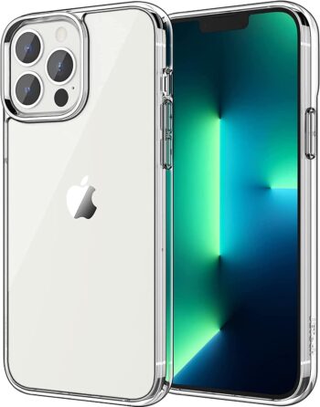 Case for iPhone 13 Pro 6.1-Inch, Non-Yellowing Shockproof Phone Bumper - (Clear)