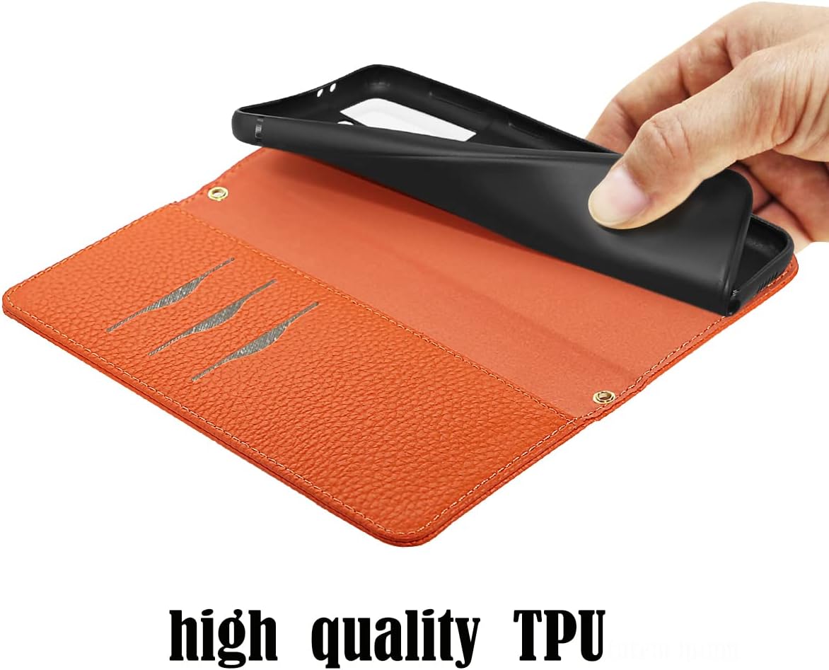 Galaxy S22, Leather RFID Blocking Wallet Magnetic Closure w Kickstand Case - Image 5