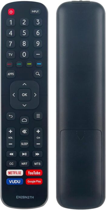 EN2BN27H Replacement Remote Control for Hisense LED HD Smart Android TV H5500