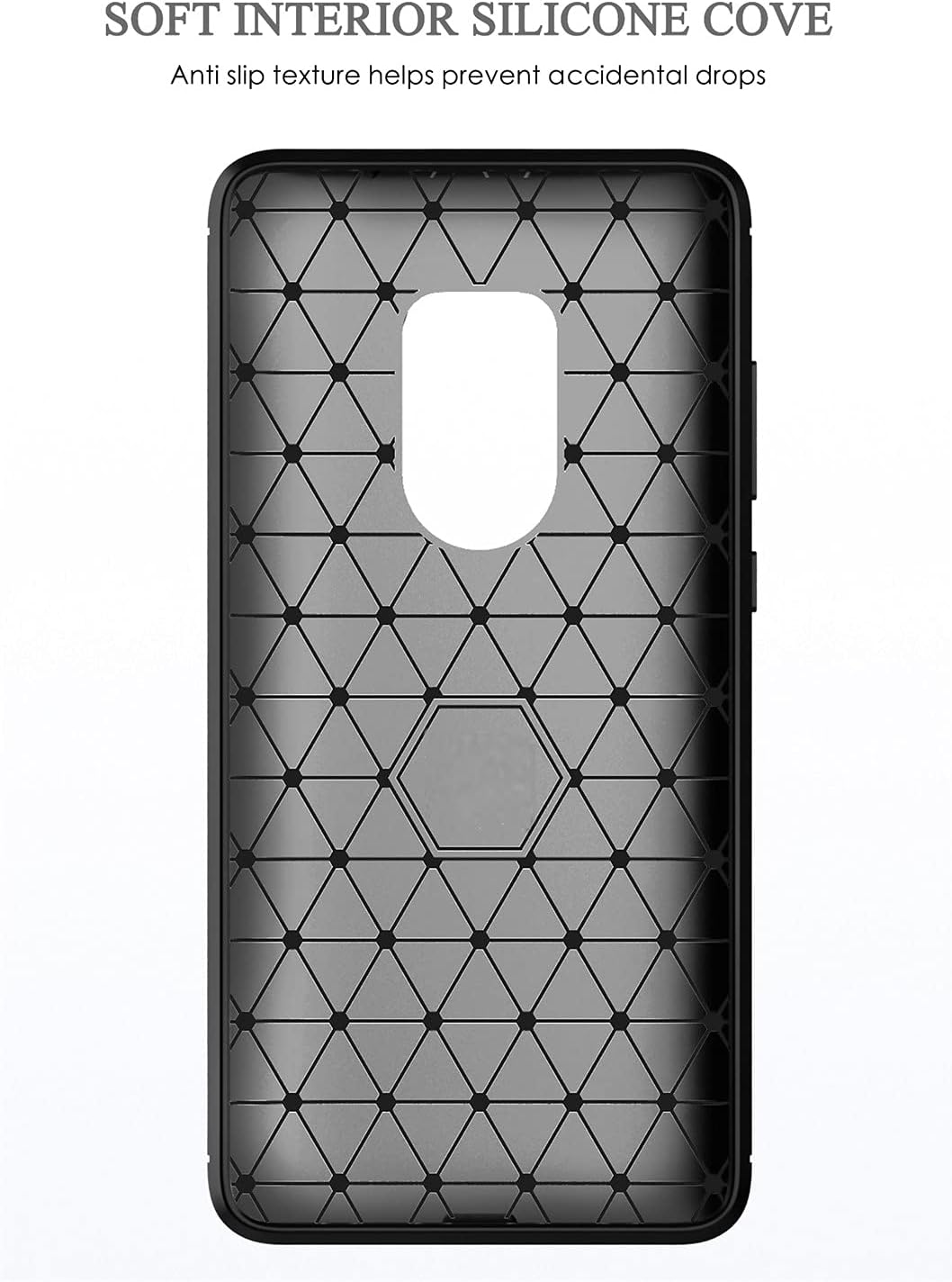 For Huawei Mate 20 Slim Thin Case w Tempered Glass Screen Protector - Black - Image 6