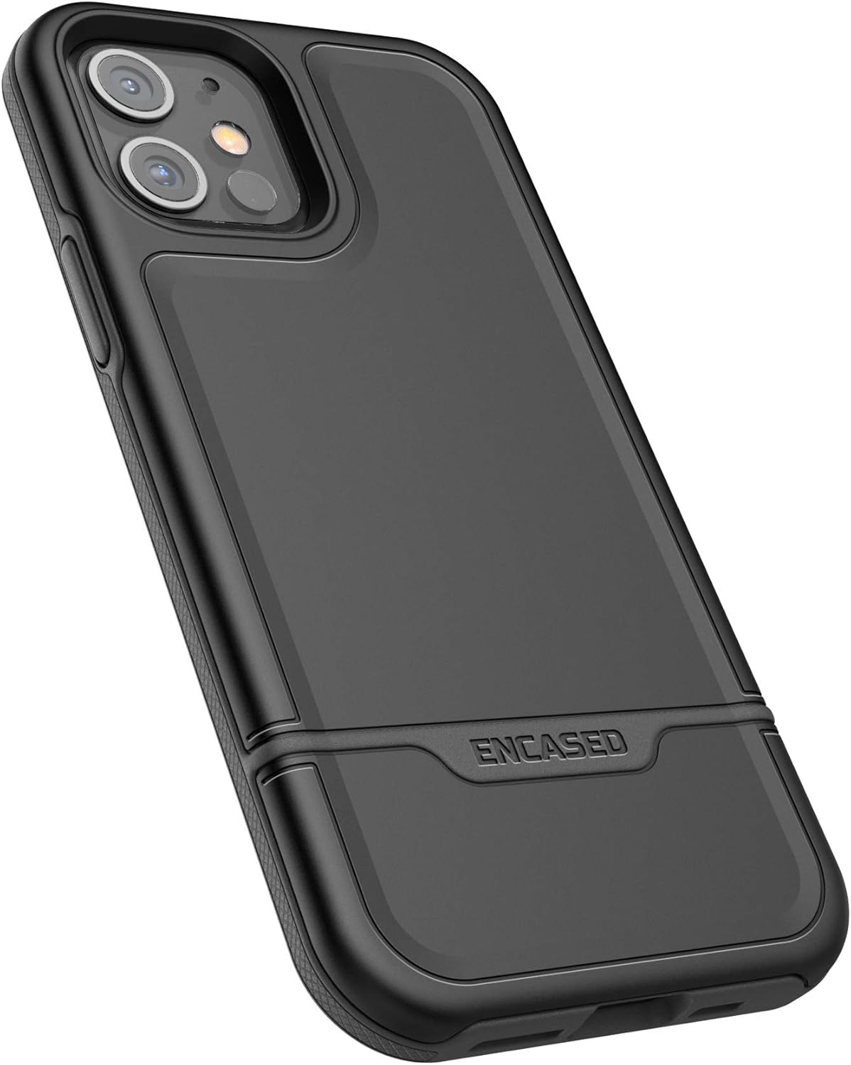iPhone 12/12 Pro (2020) Heavy Duty Full Body Rugged Cover - Black - Image 6
