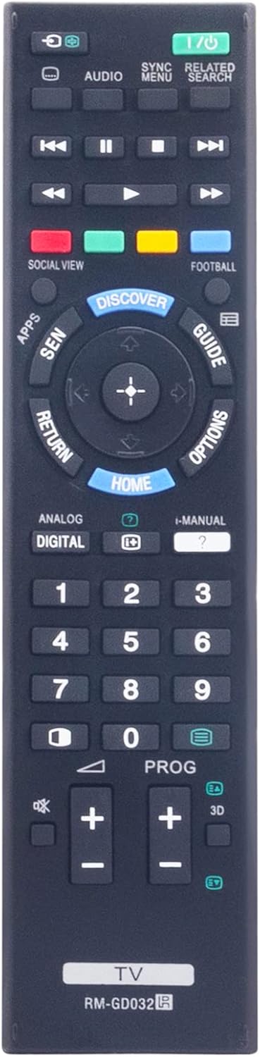Replacement Remote fit for Sony Bravia LCD TV KDL-55W950B KDL-55W800B