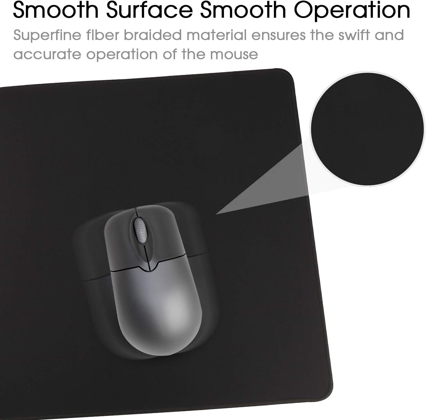 Gaming Mouse Mat/Mouse Pad 900 x 400mm | XXL Mouse pad | (90x40CM Black) - Image 5