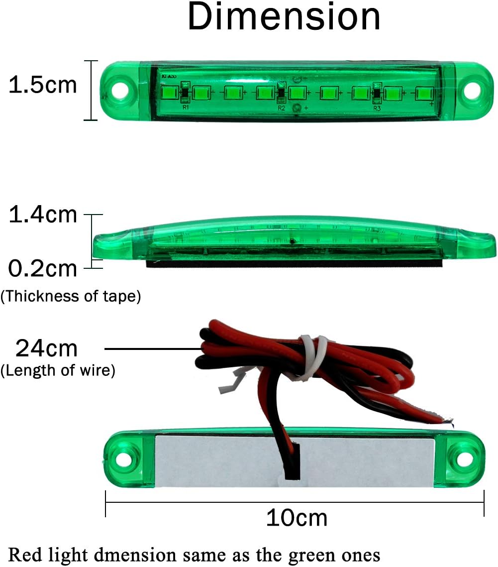 Boat Navigation Lights, 12V Waterproof Marine Utility Led Strip Lights for Boat - Image 2