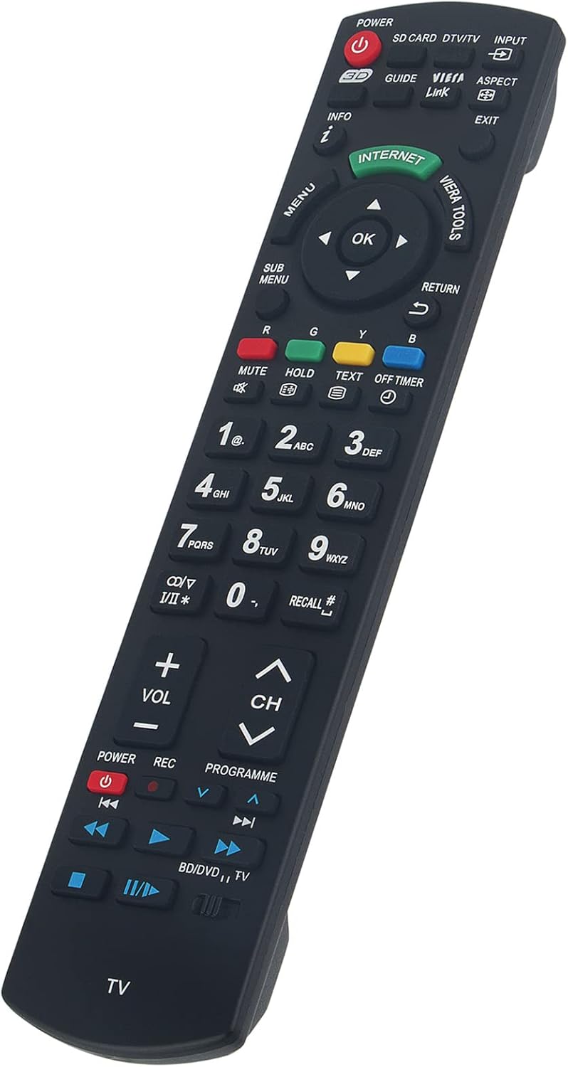 Replacement Remote fit for Panasonic LCD TV TH-P50ST30A TH-P50UT30A - Image 3