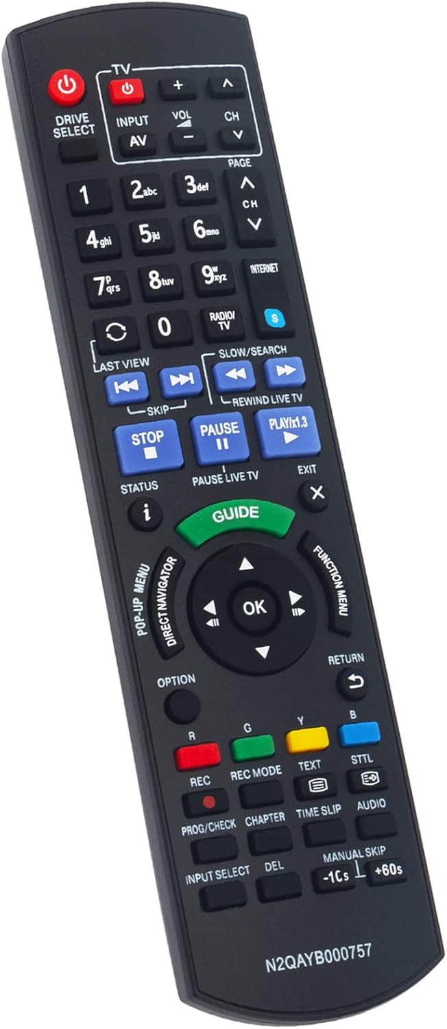 Replacement Remote fit for Panasonic Blu-ray Player DMR-BWT835 - Image 6