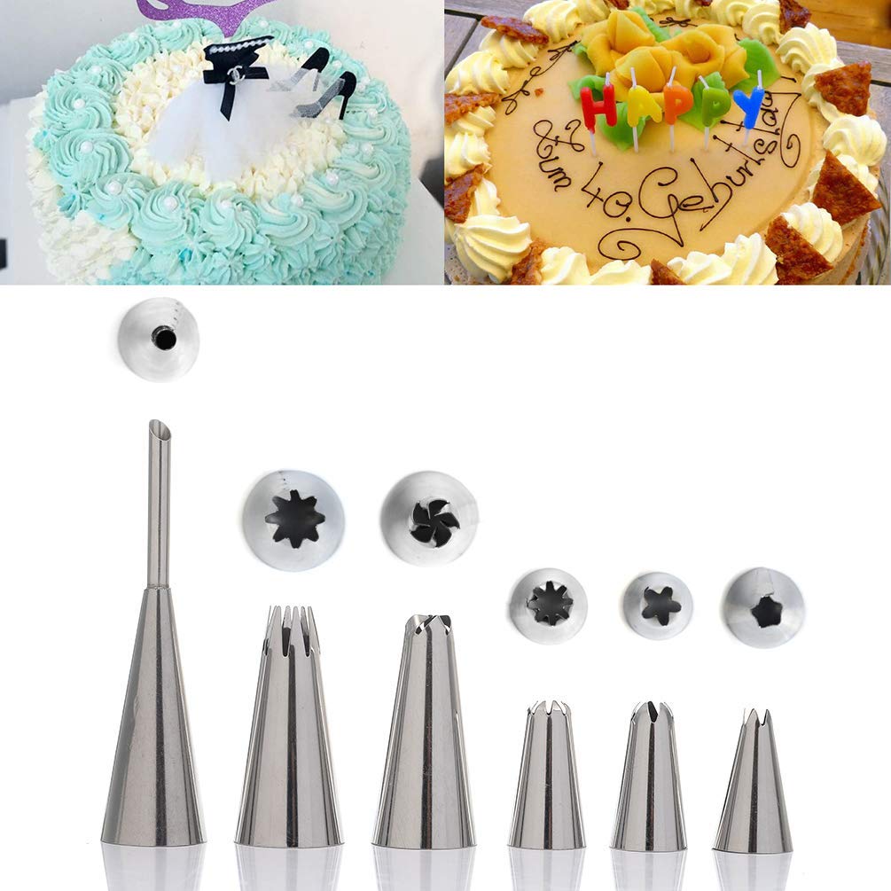 Cake Decorating Supplies Cake Piping Nozzles Tips Kits Cupcake Decorating Kit - Image 5