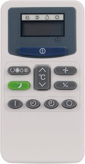 Replacement IR Remote Control Compatible with Hitachi A/C Air Conditioner PC-LH6