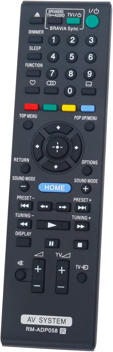 New RM-ADP058 RMADP058 Replacement Remote Control fit for Sony Blu-ray Disc DVD - Image 3