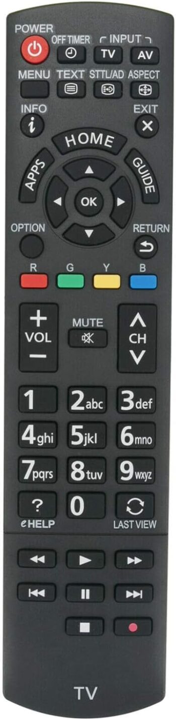 New N2QAYB000934 Remote Control fit for Panasonic Viera LED TV TH-32AS610A