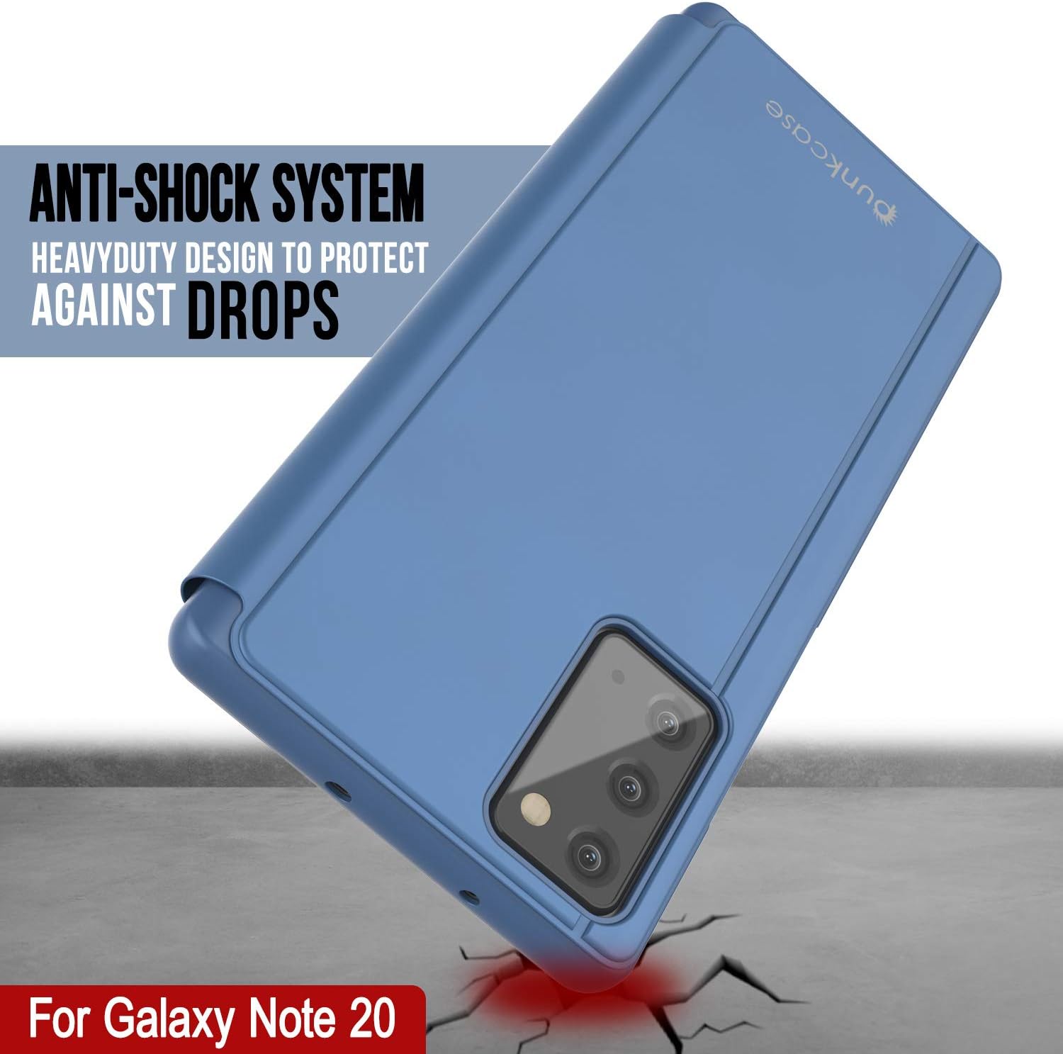 Note 20 Reflector Protective Flip Case W/Scratch Resistant Mirror - Image 4