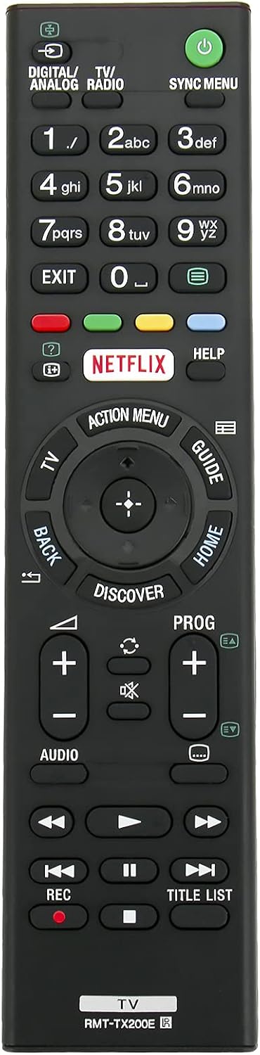 Remote Replacement for Sony TV RMF-TX200A RMF-TX300U KD-49X8000D