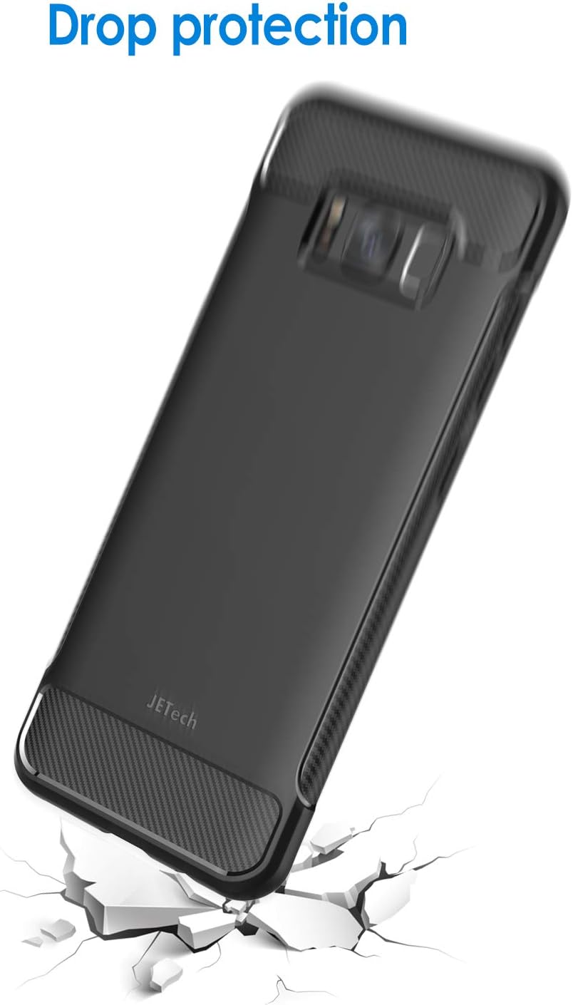 Slim Fit Case Compatible with Samsung Galaxy S8, Thin (Black) - Image 4