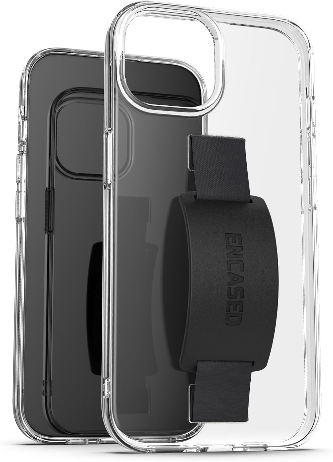 Finger Loop Case Designed for iPhone 15 Pro with Hand Strap Grip - Clear - Image 4