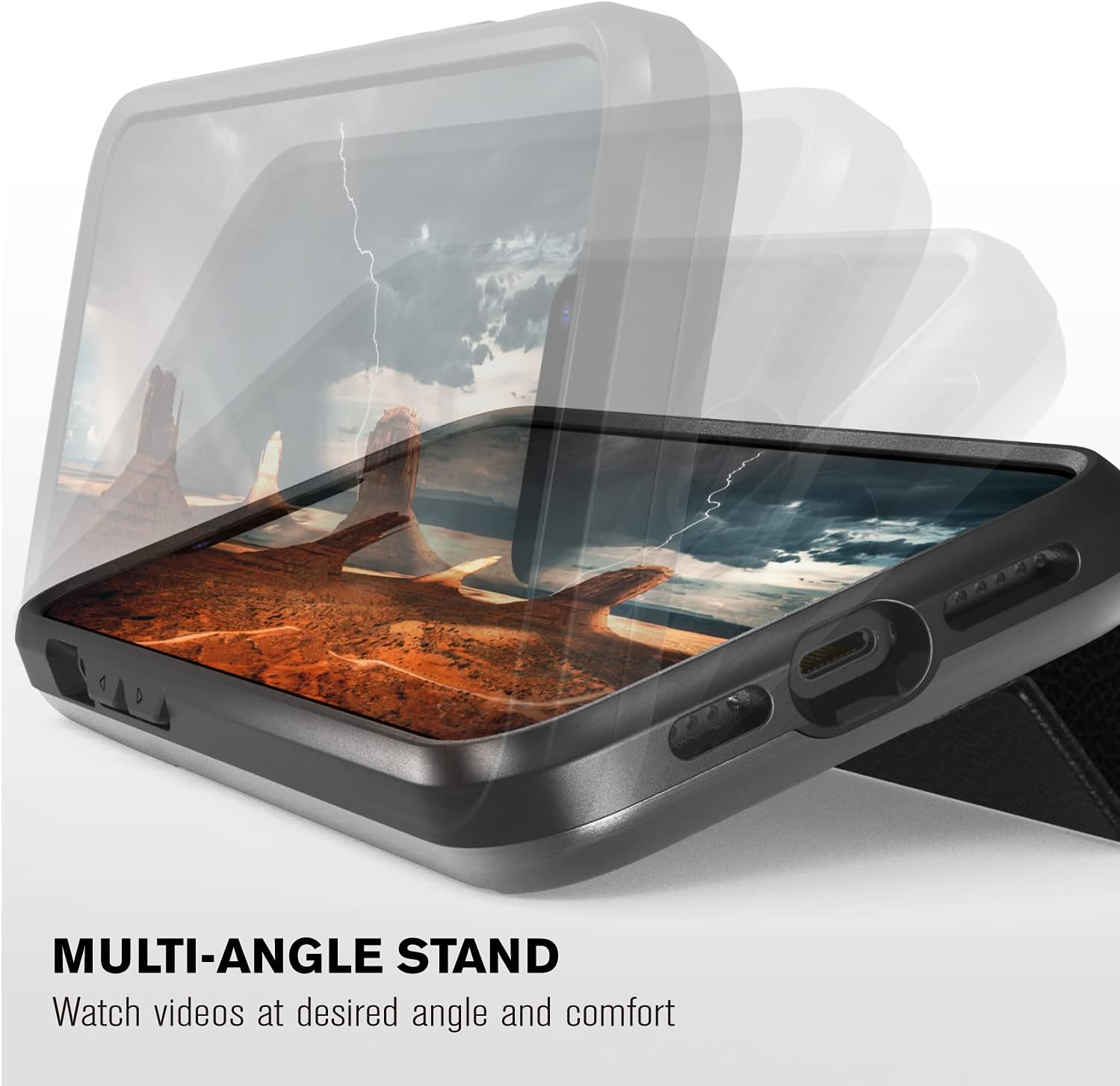 Apple iPhone 13 Pro Max (6.7"), Military Grade Drop Protection Flip Leather Case - Image 4