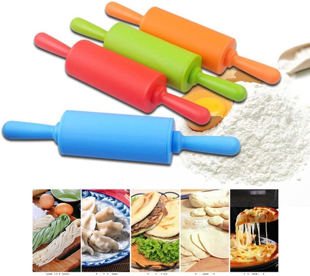 Plastic Handle Rolling Pin Non-Stick Silicone Rolling Pins,Mini Rolling Pin - Image 7