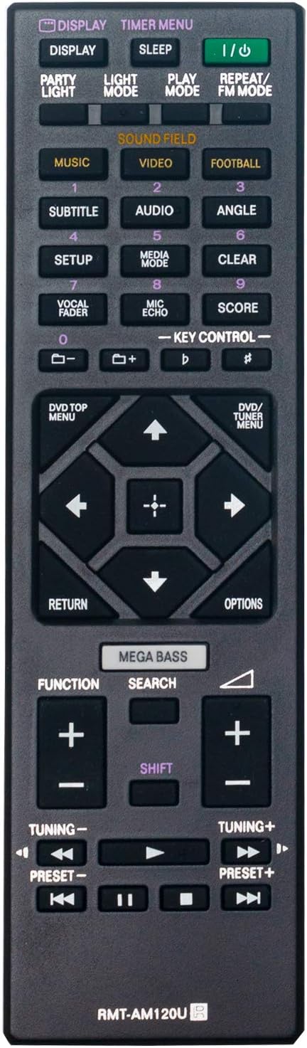 New RMT-AM120U Remote Control Suit for Sony Home Audio System SHAKE-X3D MHC-GT3D