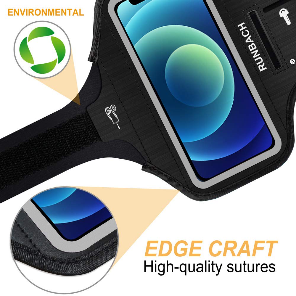 Armband for iPhone Sweatproof Running Exercise Gym Bag with Card Slot - Image 8