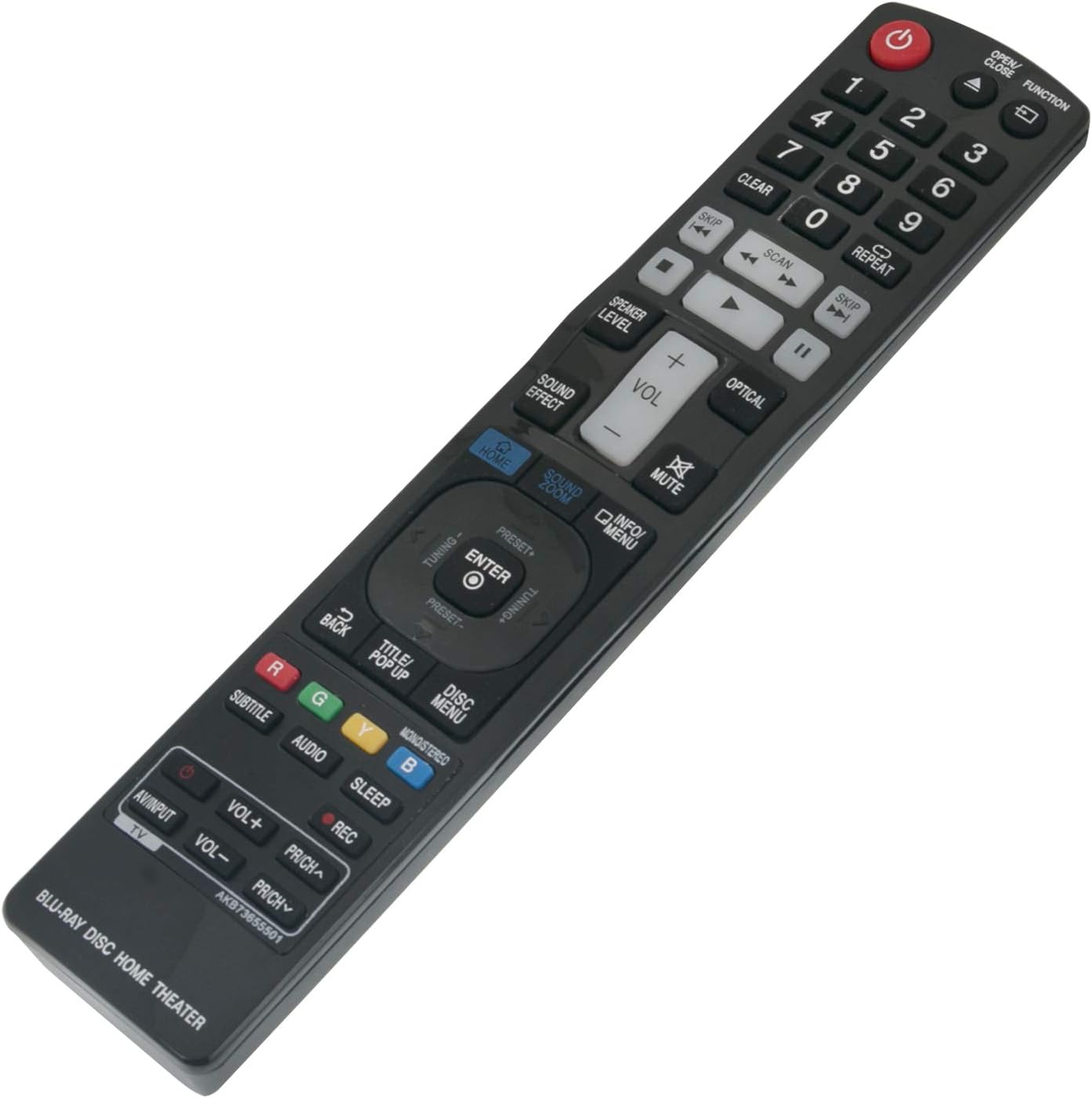 New AKB73655501 Replacement Remote Control fit for LG Smart Blu-ray Home Theater - Image 4