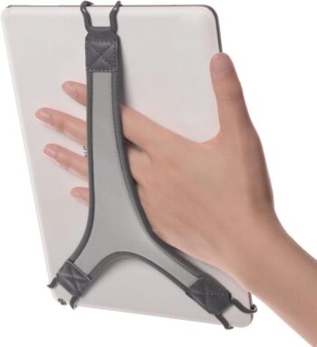 Security Hand Strap Holder Finger Grip for Tablets  (Grey)
