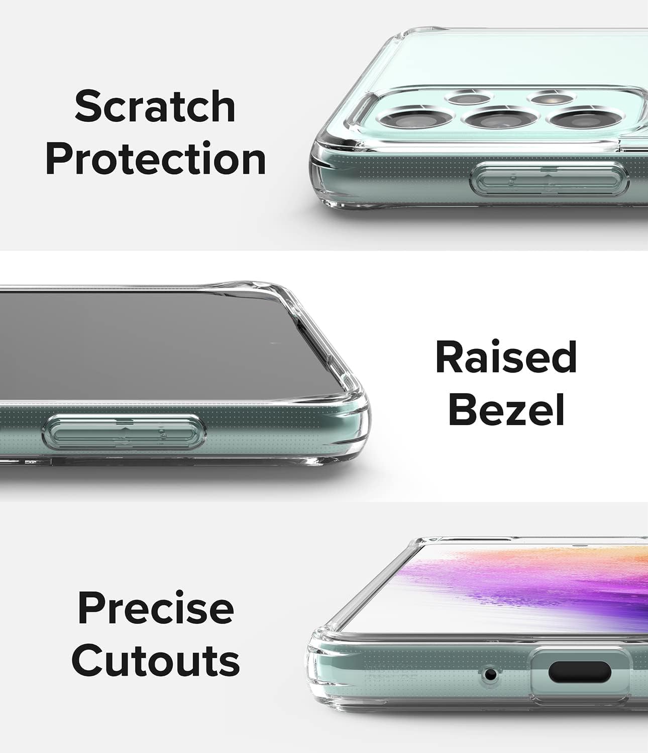 For Samsung Galaxy A73 5G 6.7 inch, Soft Ultra Slim Shockproof Protective Case - Image 3