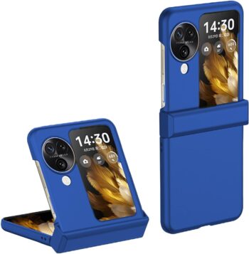 Oppo Find N3 Flip, Shockproof Hard PC Protective Case - Blue