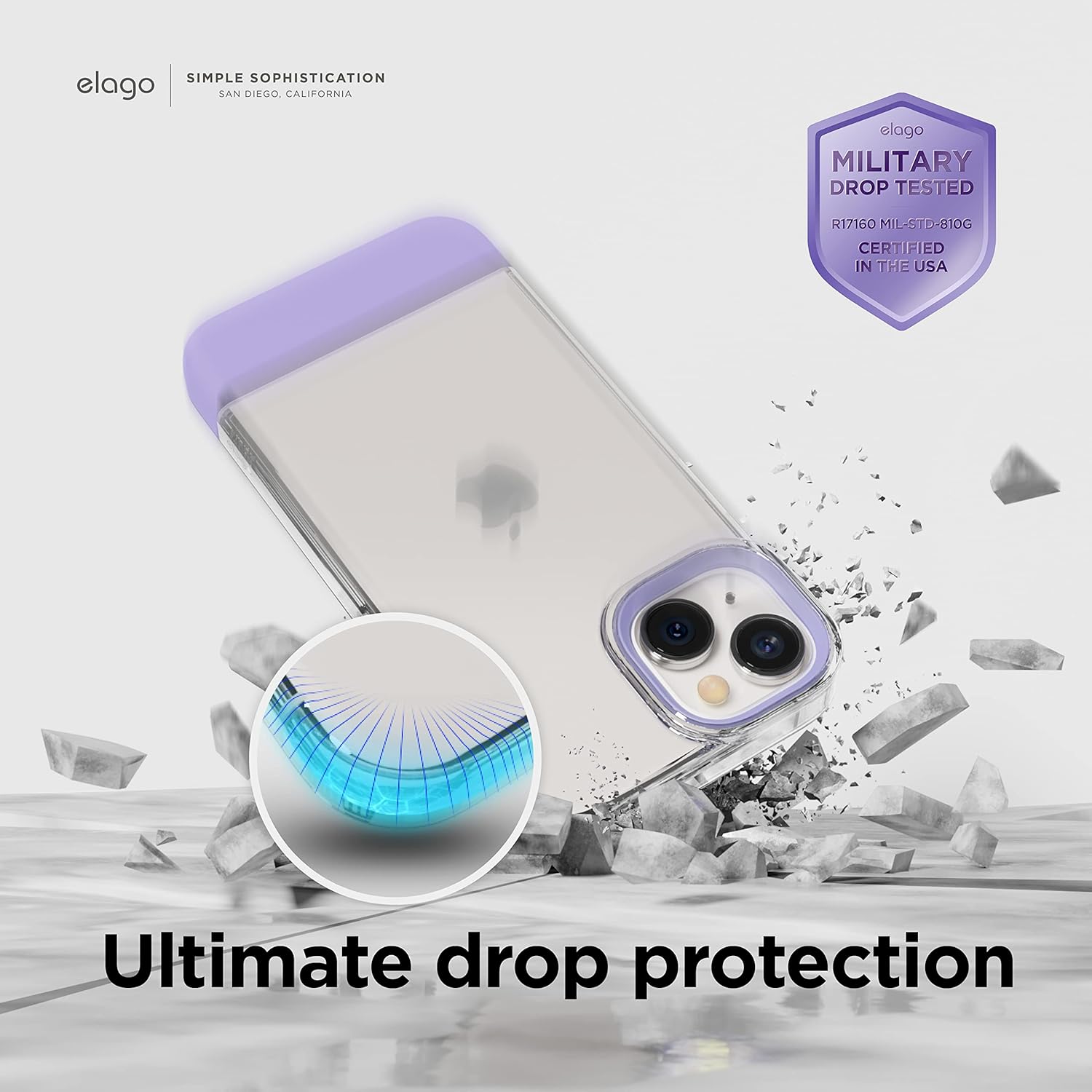 For iPhone 14 Plus (6.7") Simple and Unique, Protective TPU Upgraded Shockproof - Image 5