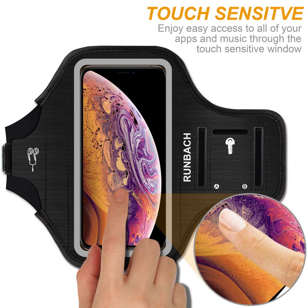 For iPhone 15/15 Pro/14/14 Pro/13/13 Pro/12/12 Pro/11/XR Sweatproof Running Bag - Image 3