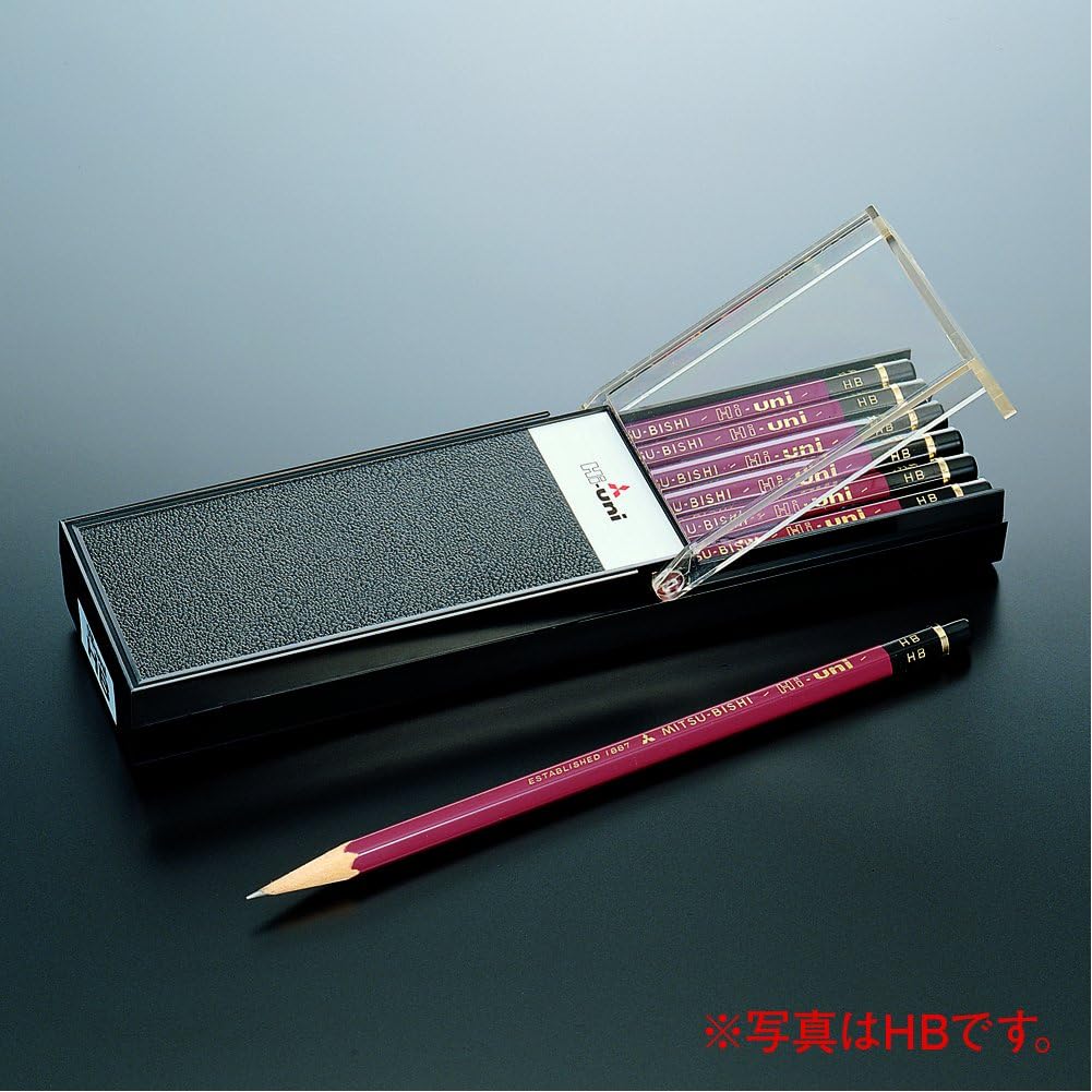 uni Hi Wooden Pencil - HB - Box of 12 (HUHB), brown - Image 2