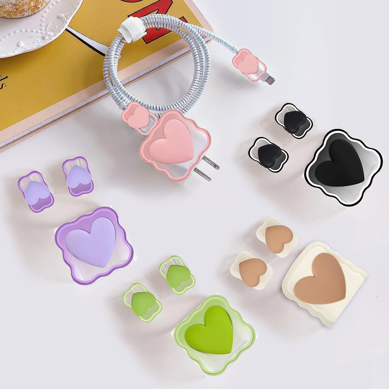 Cute Cable Protector for iPhone Max Charger 18W/ 20W (Pink) - Image 7