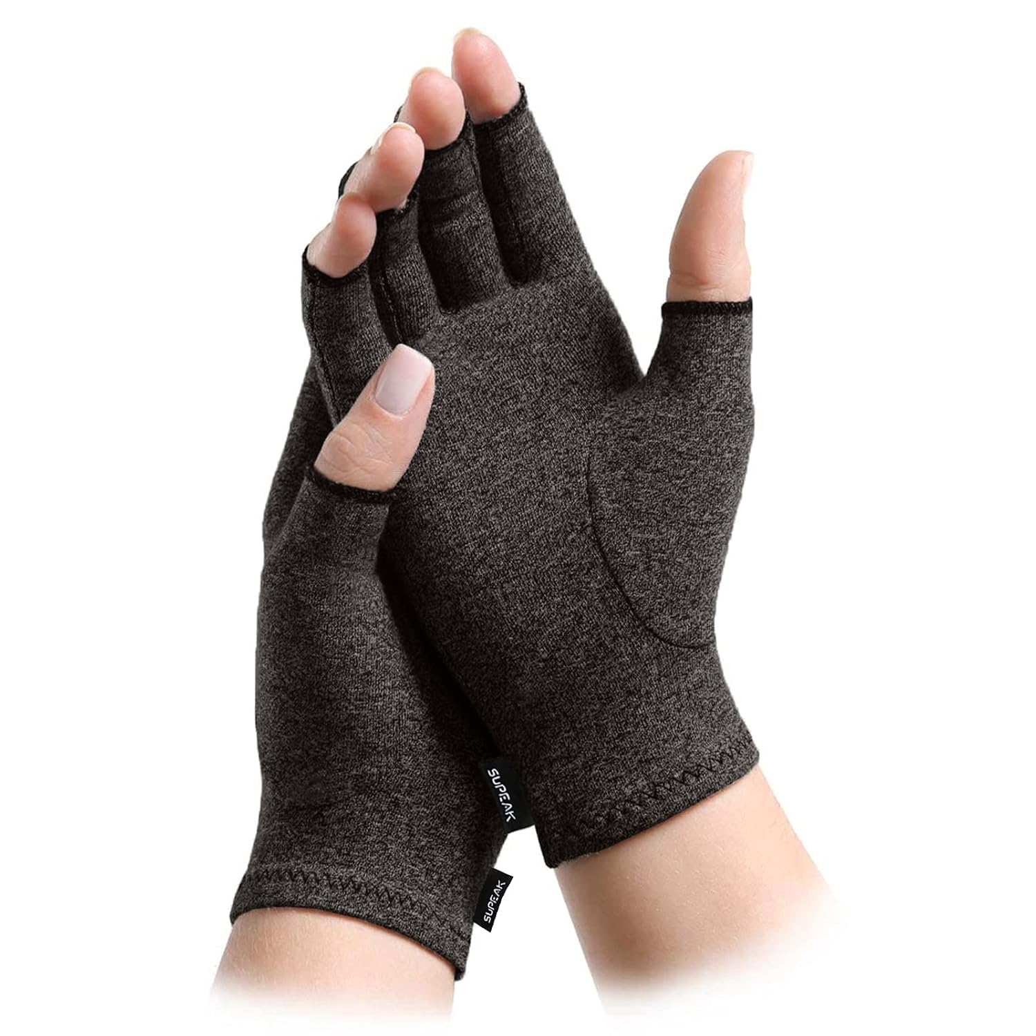 Arthritis Compression Gloves for Men & Women - Fingerless Gloves