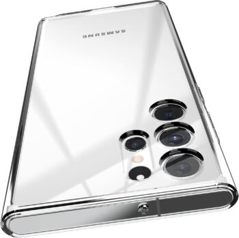 Hybrid Clear Case for Samsung Galaxy S22 Ultra (6.8"), TPU (Transparent)