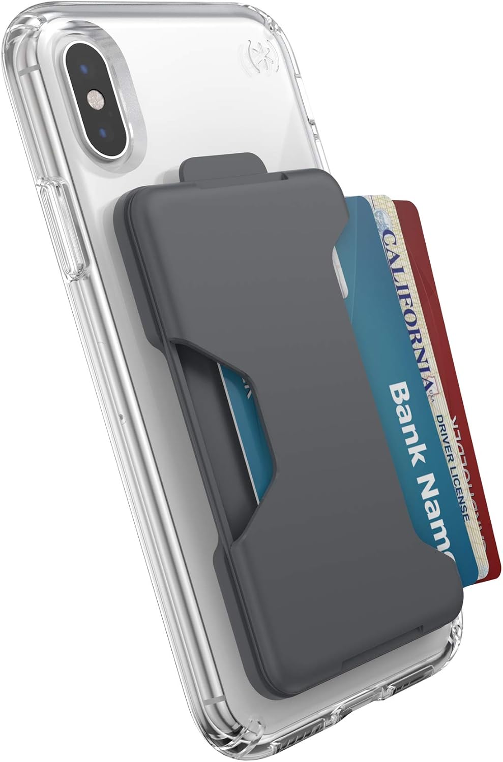 Universal Phone Case, Loot Lock Stick-on Wallet, Anthracite Grey - Image 2