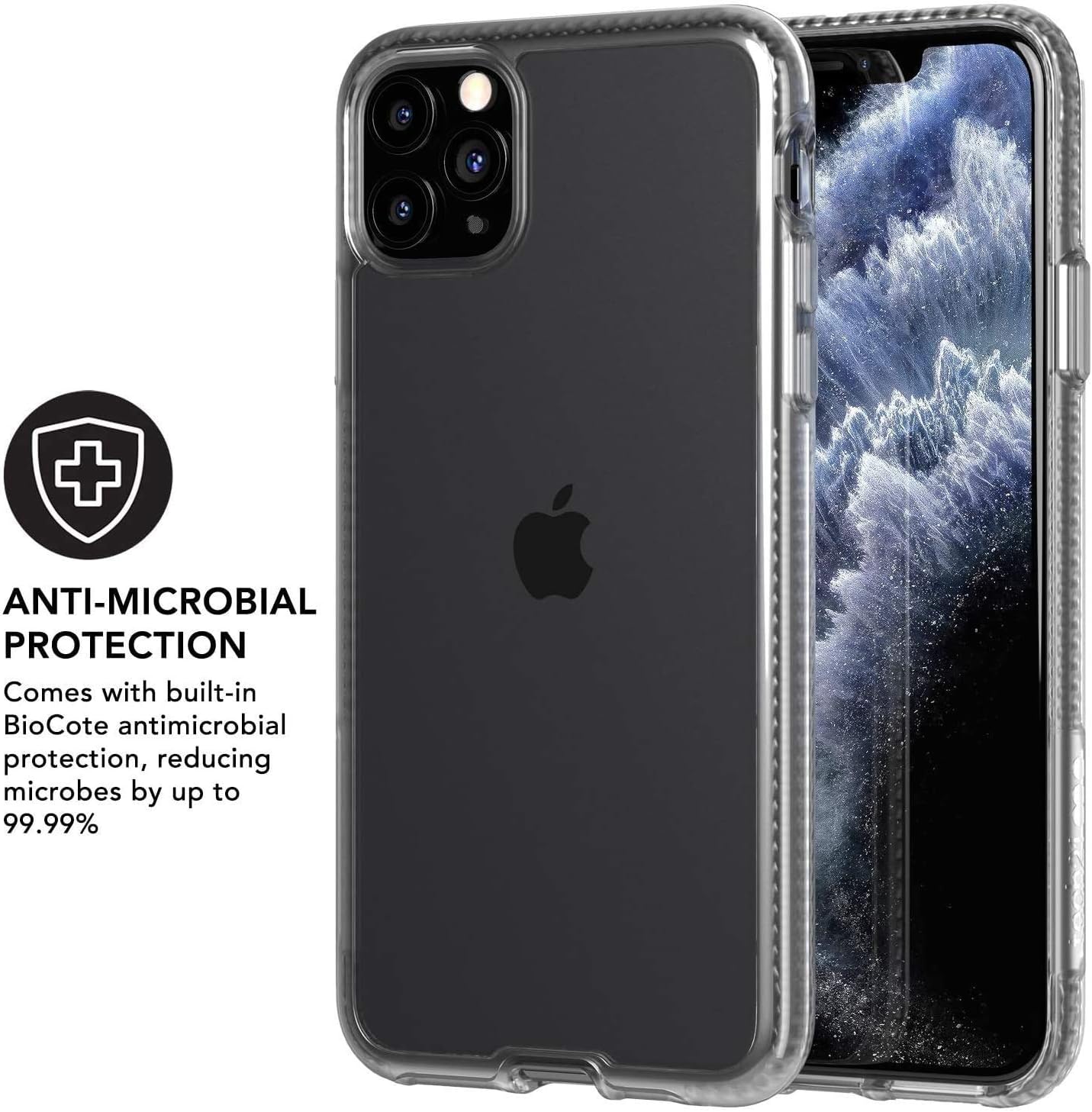 Protective Apple iPhone 11 Ultra Thin Back Cover with Protection - Clear - Image 2